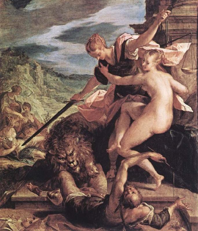 AACHEN, Hans von Allegory France oil painting art